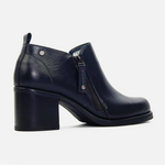 Botin tacon aylen de cuero para mujer - Negro