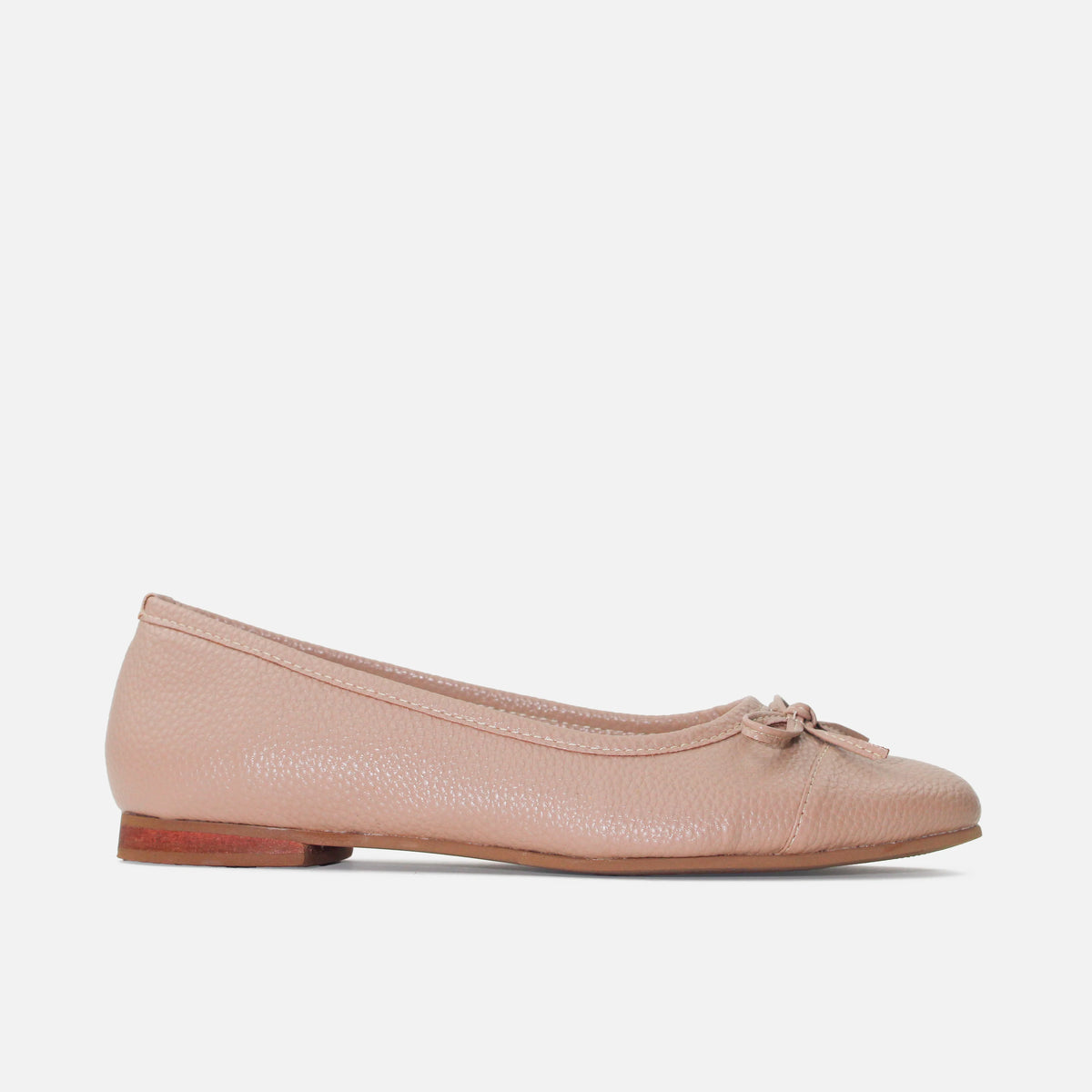Baleta plana nayla de sintético para mujer - Nude