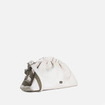 Bolso manos libres allegra de cuero para mujer - Hueso