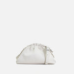 Bolso manos libres allegra de cuero para mujer - Hueso