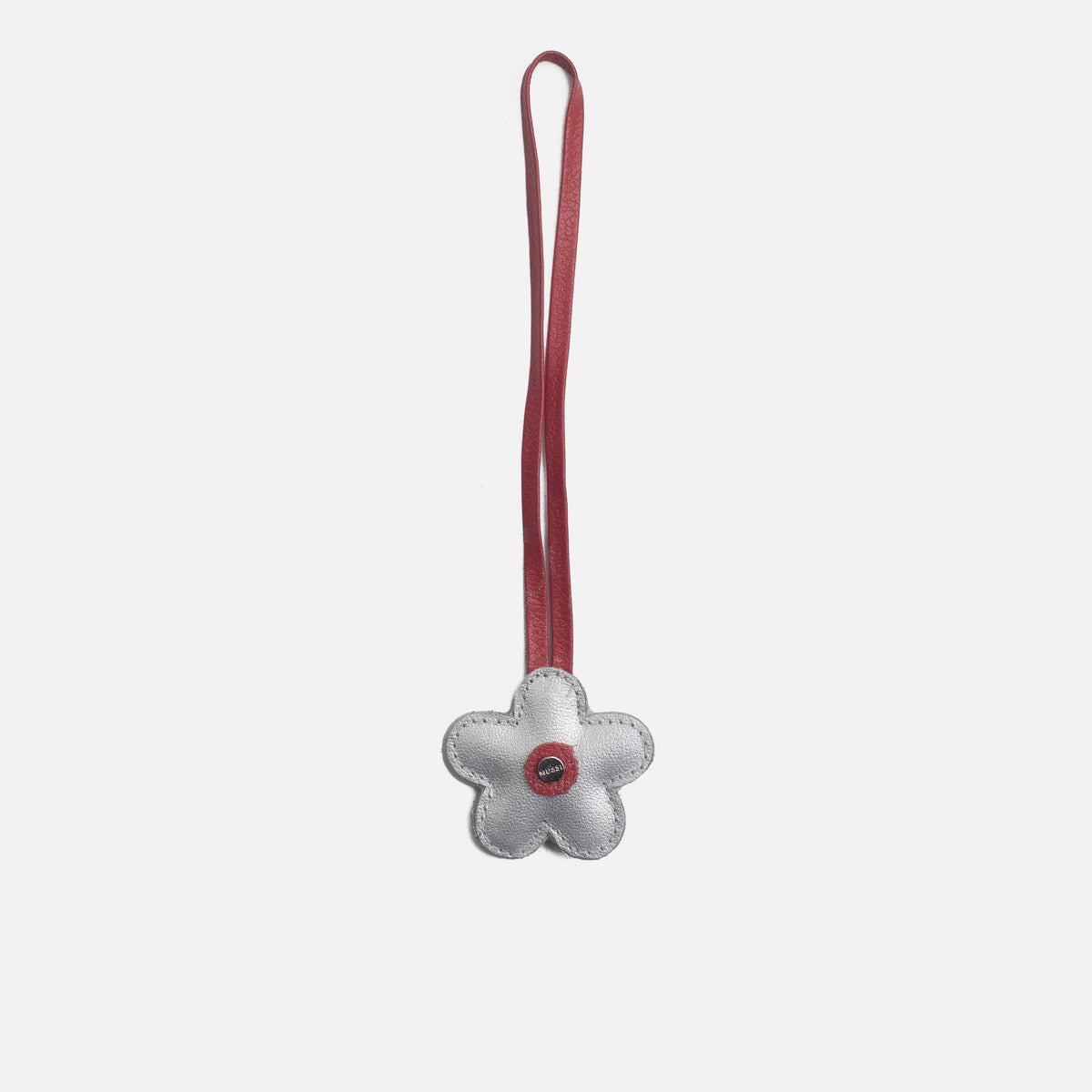 Llavero moira de cuero para mujer - Rojo