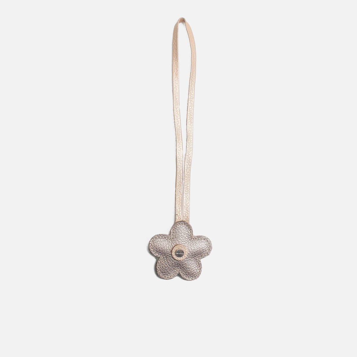 Llavero moira de cuero para mujer - Oro