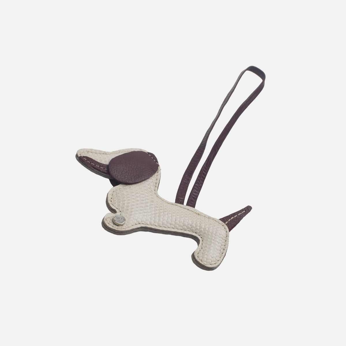 Llavero arlet de cuero para mujer - Beige