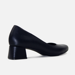 Tacones samara de cuero para mujer - Negro