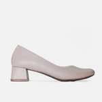 Tacones samara de cuero para mujer - Nude