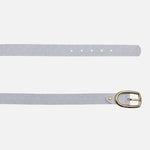 Correa margarita de cuero para mujer - Blanco