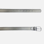 Correa medusa de cuero para mujer - Plateado