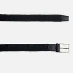 Correa odona de cuero para hombre - Negro