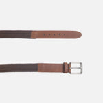 Correa alan de sintético para hombre - Café