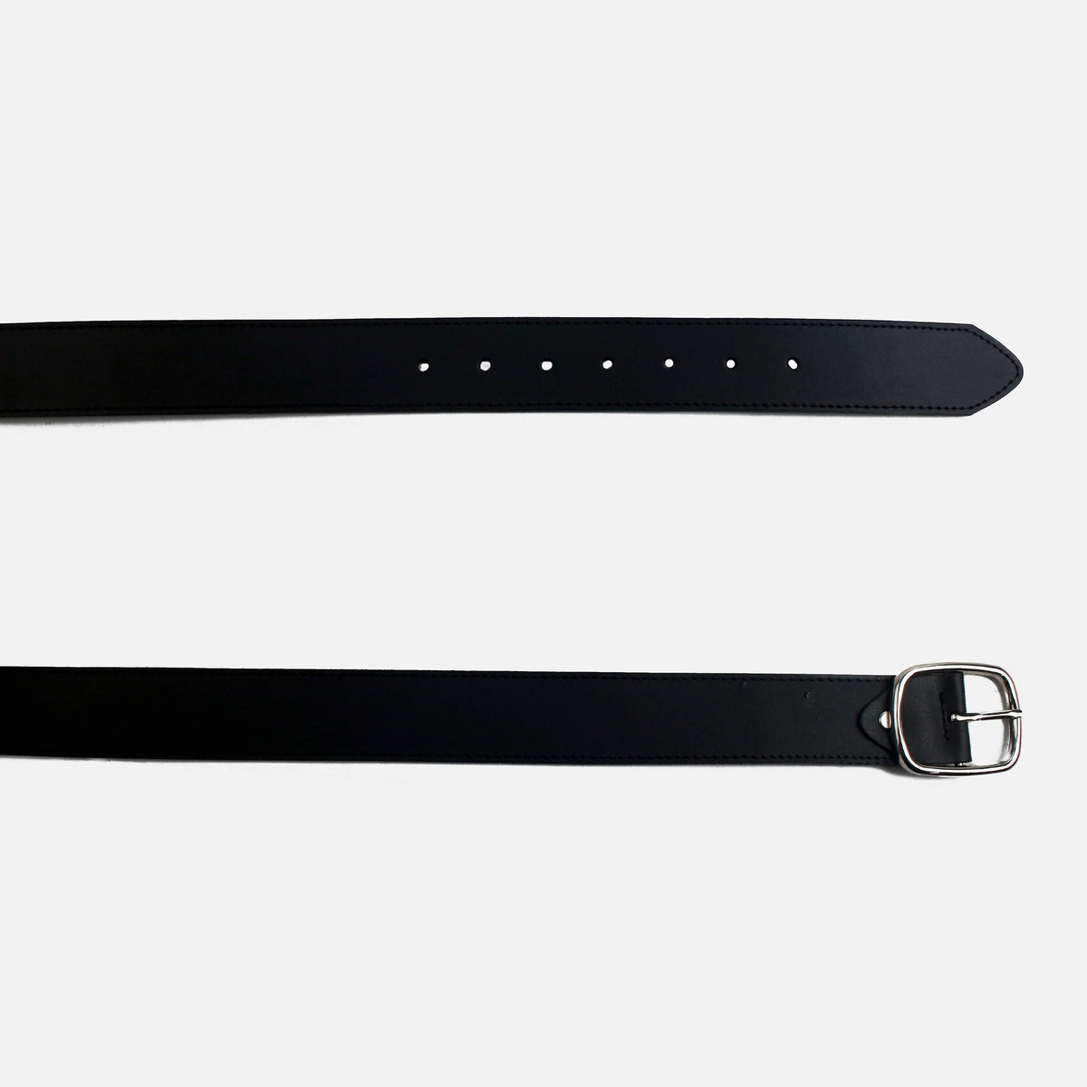 Correa aolani de cuero para mujer - Negro