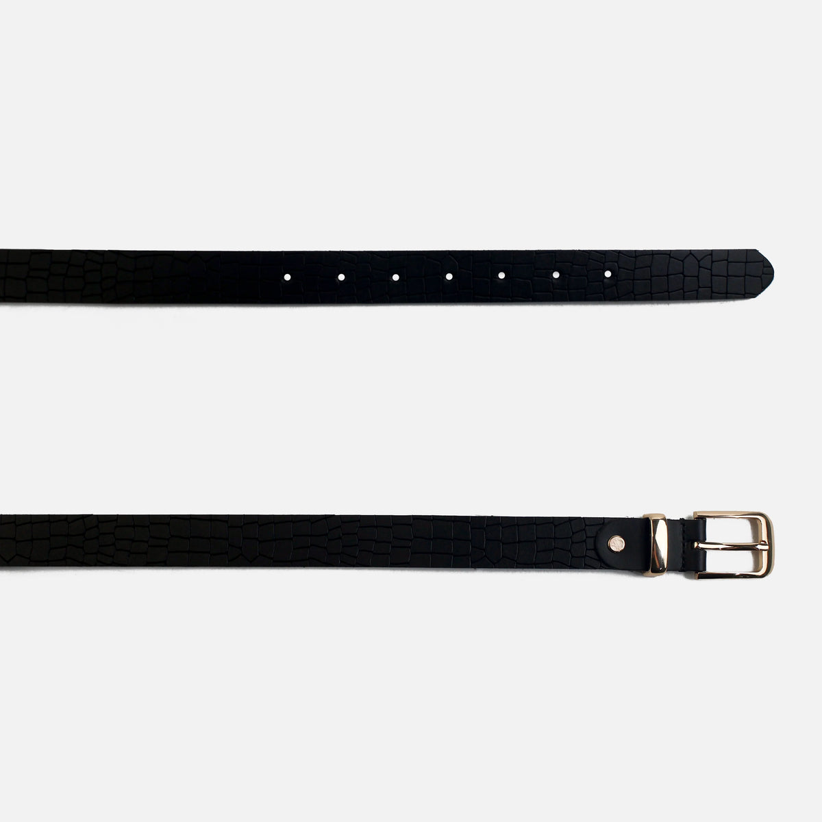 Correa arantxa de cuero para mujer - Negro