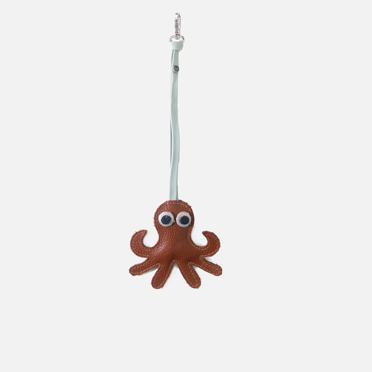 Llavero pulpi de cuero para mujer - Miel