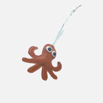 Llavero pulpi de cuero para mujer - Miel