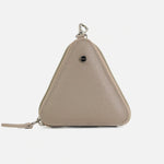 Monedero kumi de cuero para mujer - Taupe