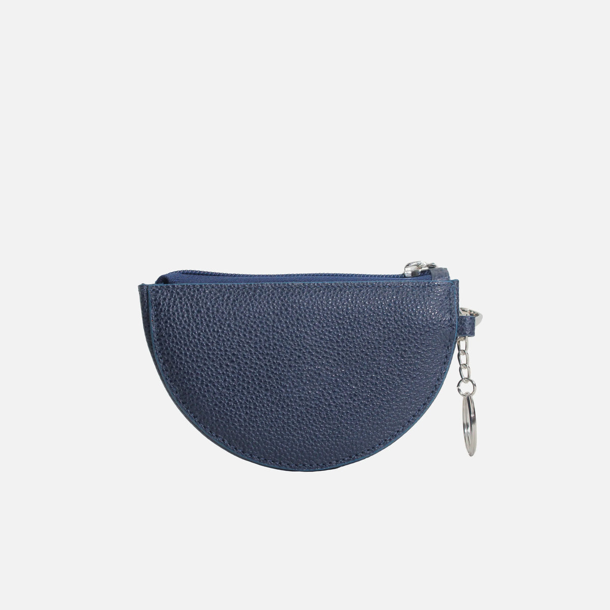Monedero camari de cuero para mujer - Azul