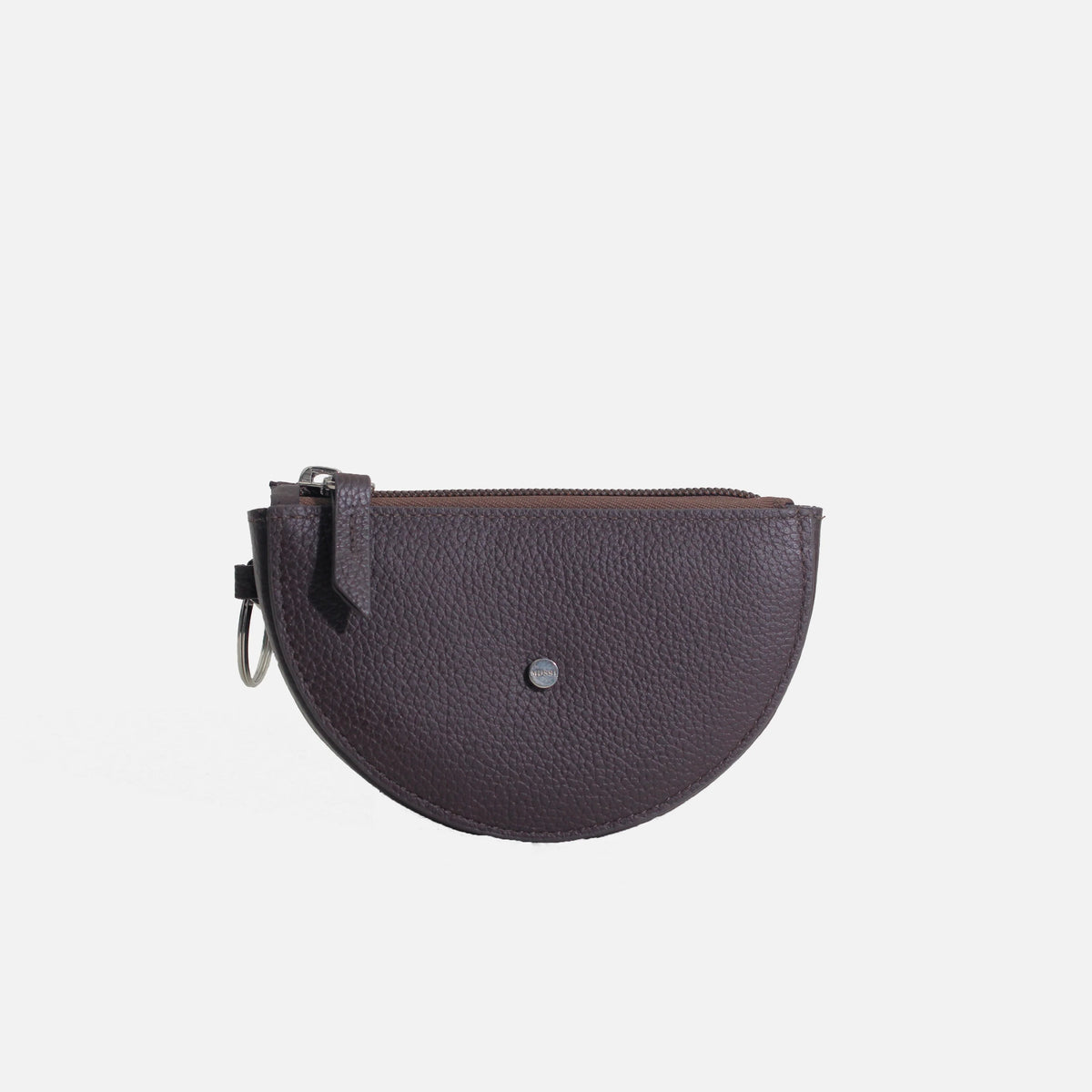Monedero camari de cuero para mujer - Café
