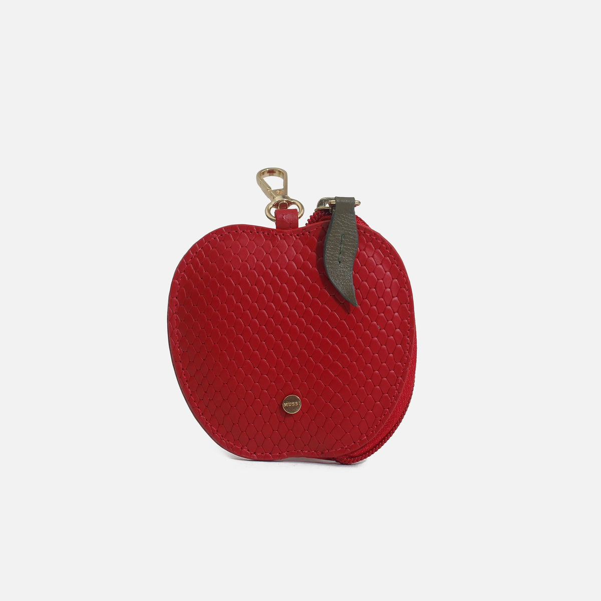 Monedero matilda de cuero para mujer - Rojo