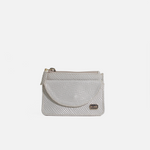 Monedero lily de cuero para mujer - Beige