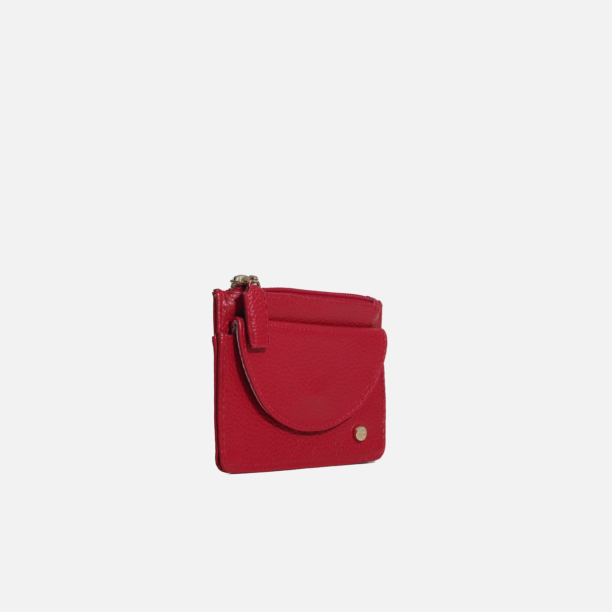 Monedero lily de cuero para mujer - Rojo