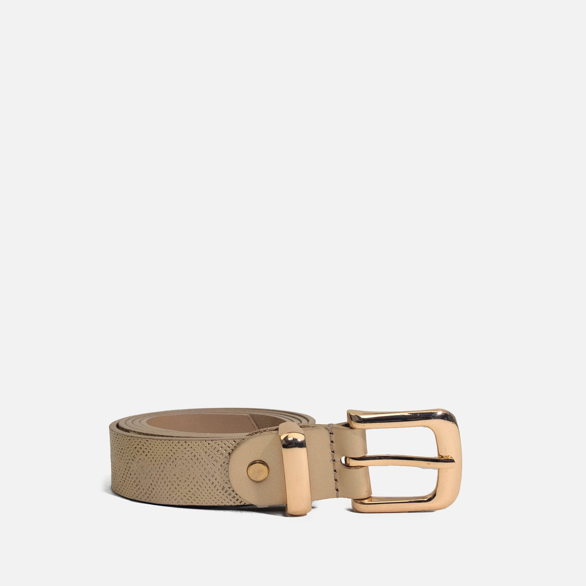 Correa aria de cuero para mujer - Oro