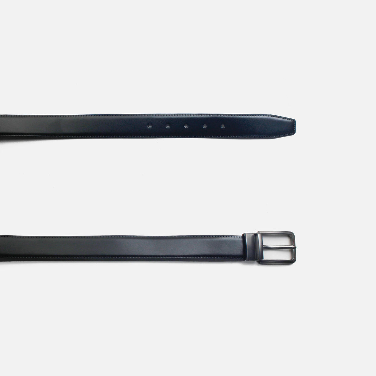 Correa raul de cuero para hombre - Negro