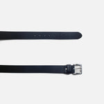 Correa manuel de cuero para hombre - Negro