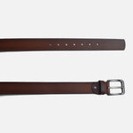 Correa law de cuero para hombre - Miel