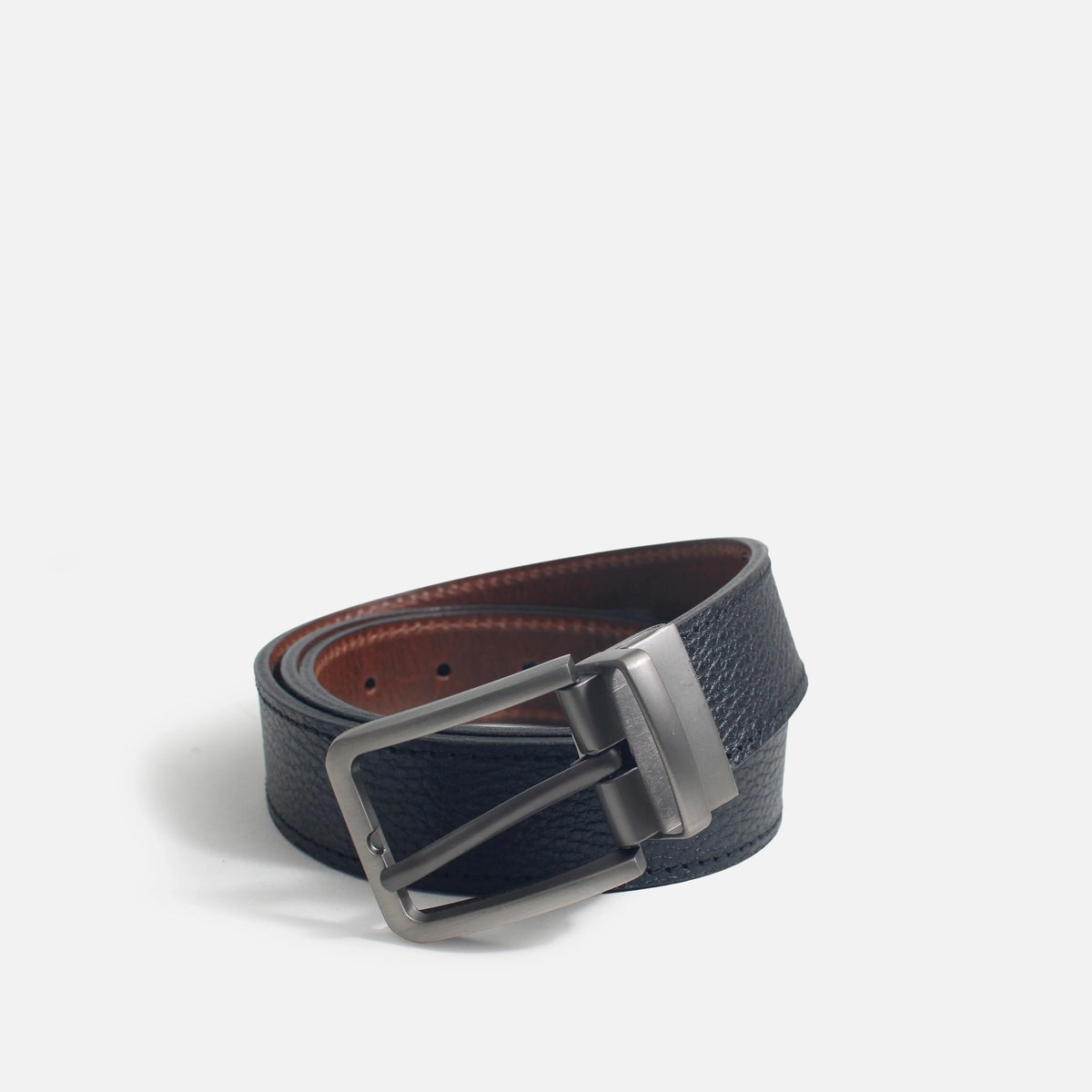 Correa caden de cuero para hombre - Miel