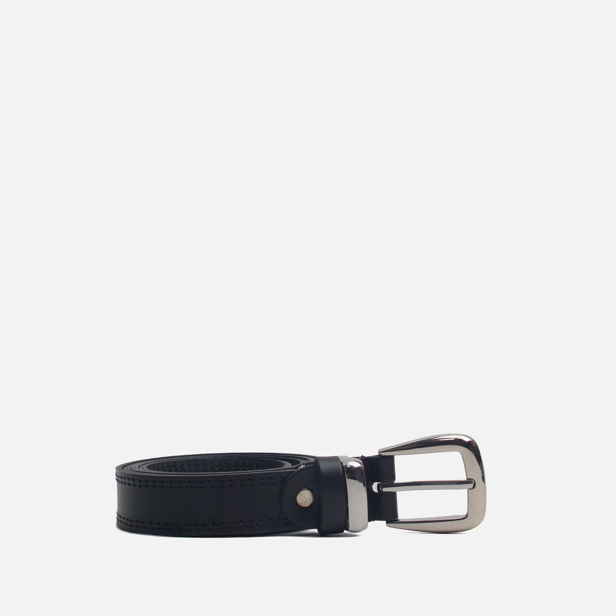 Correa aida de cuero para mujer - Negro
