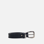 Correa aida de cuero para mujer - Negro