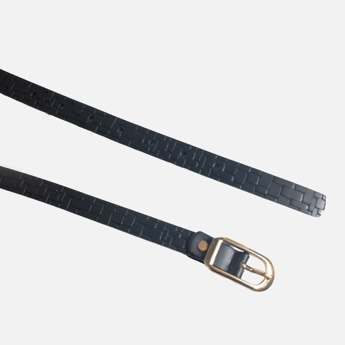 Correa ridel de sintético para mujer - Negro