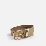 Correa vela de cuero para mujer - Oro