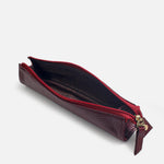 Portalapicero stela de cuero para mujer - Rojo