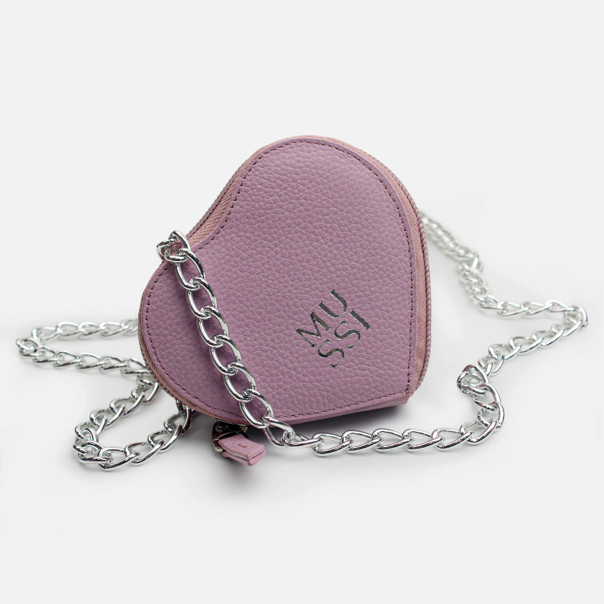 Monedero primula de cuero para mujer - Rosado