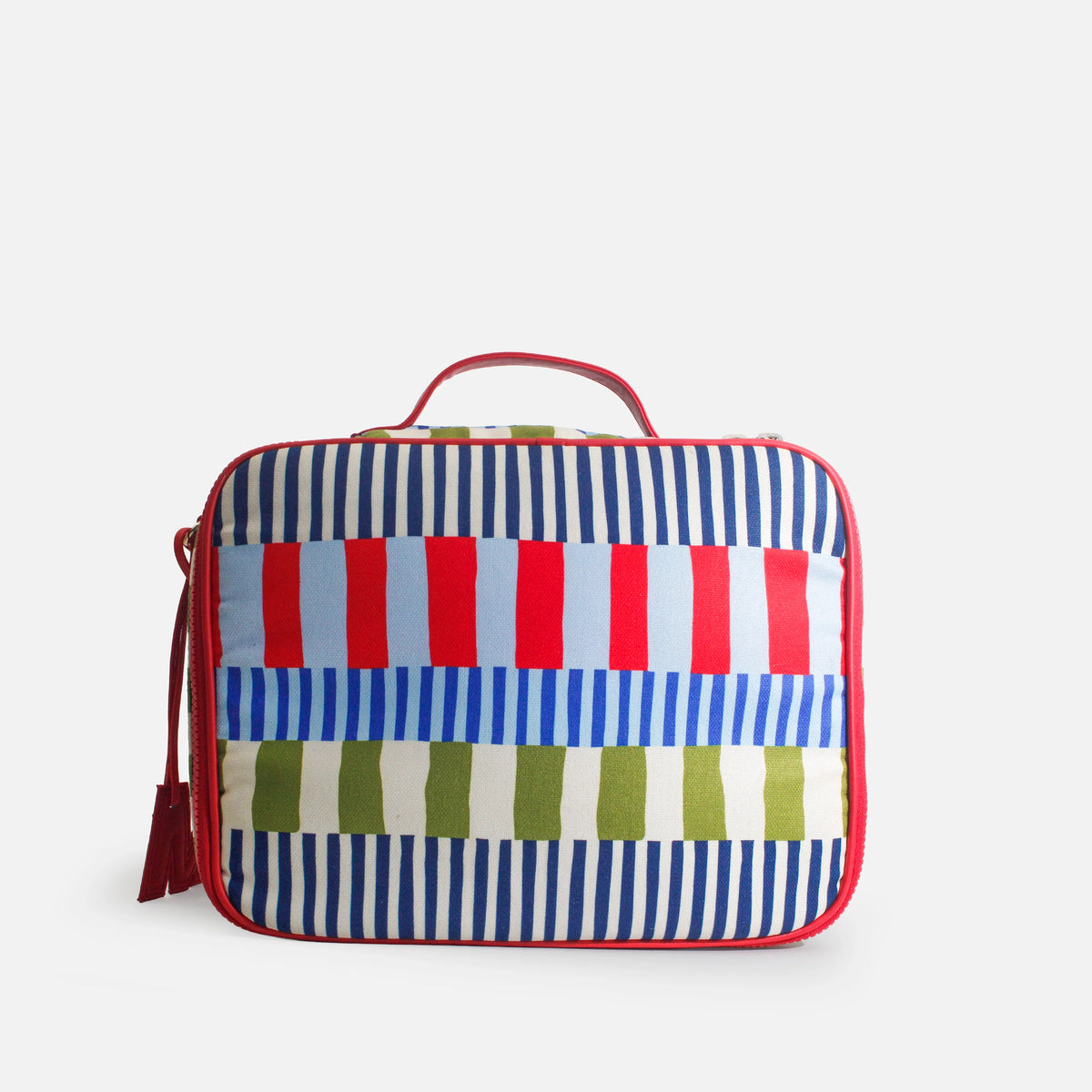 Neceser soleia de textil para mujer - Rojo