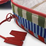 Neceser soleia de textil para mujer - Rojo