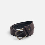Correa cosmos de cuero para hombre - Café