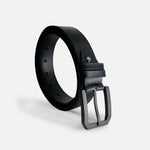 Correa marcus de cuero para hombre - Negro