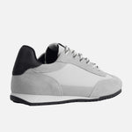 Tenis carla de cuero para mujer - Gris