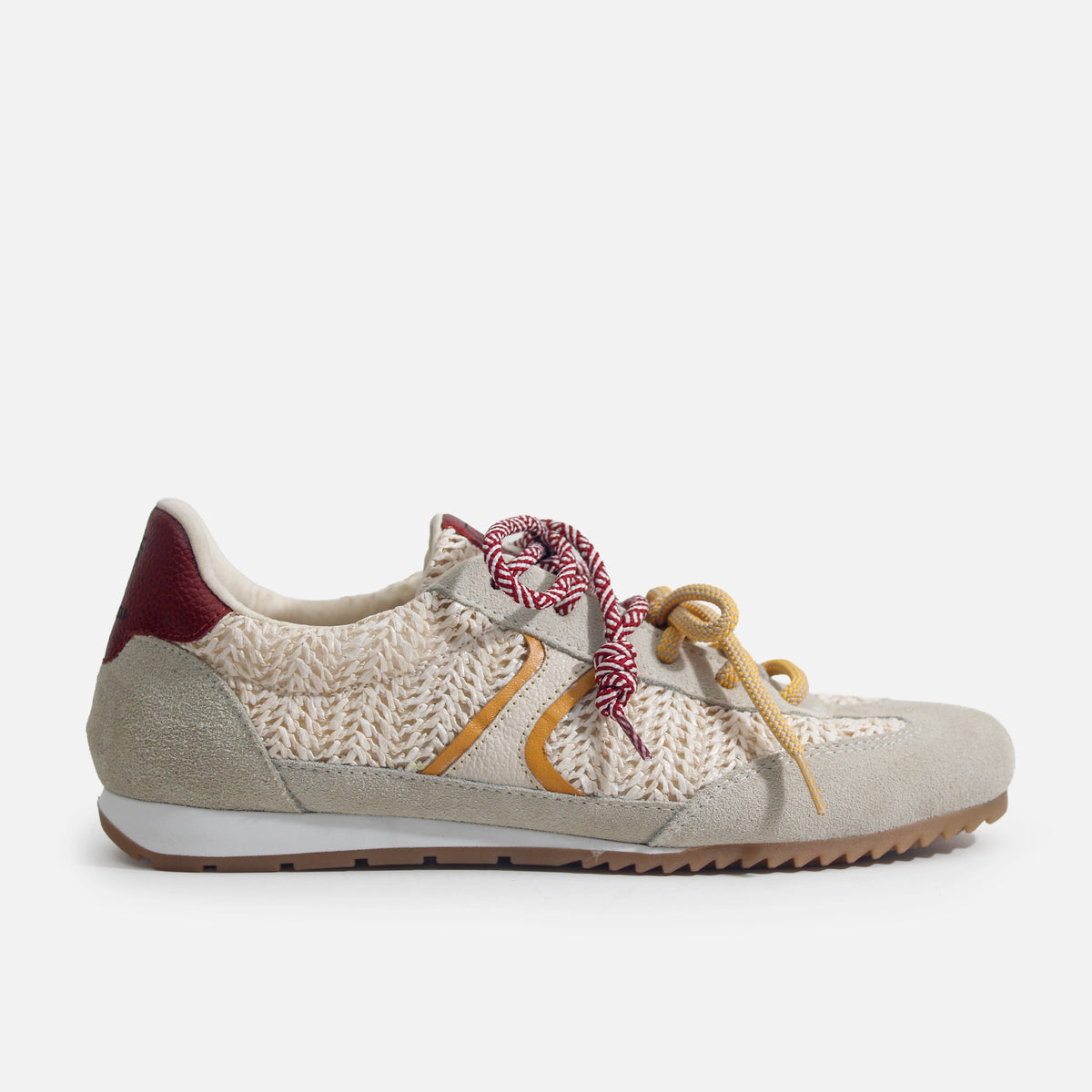 Tenis Cocora de cuero para mujer - Rojo