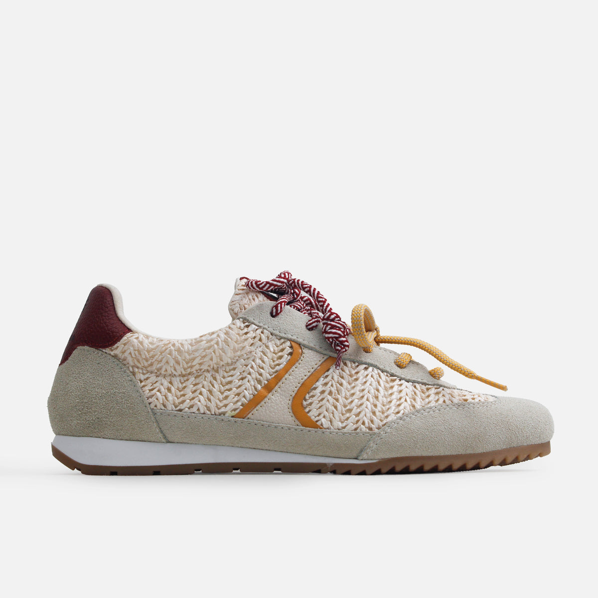 Tenis Palma Roja de cuero para mujer - Rojo