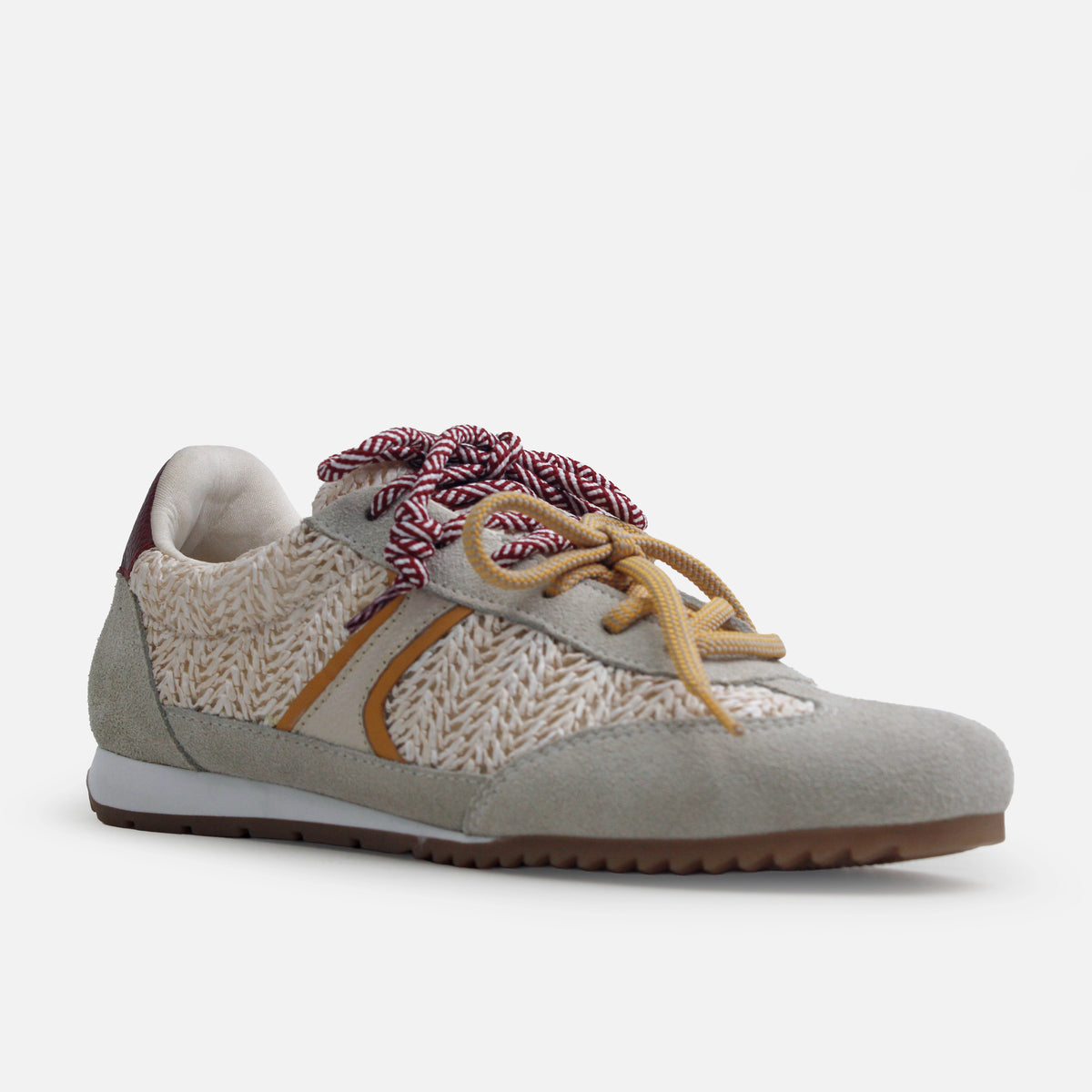 Tenis Palma Roja de cuero para mujer - Rojo