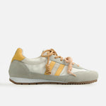 Tenis Palma Dorado de cuero para mujer - Amarillo