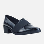 Mocasin tacon myra de sintético para mujer - Negro