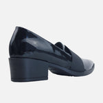 Mocasin tacon myra de sintético para mujer - Negro