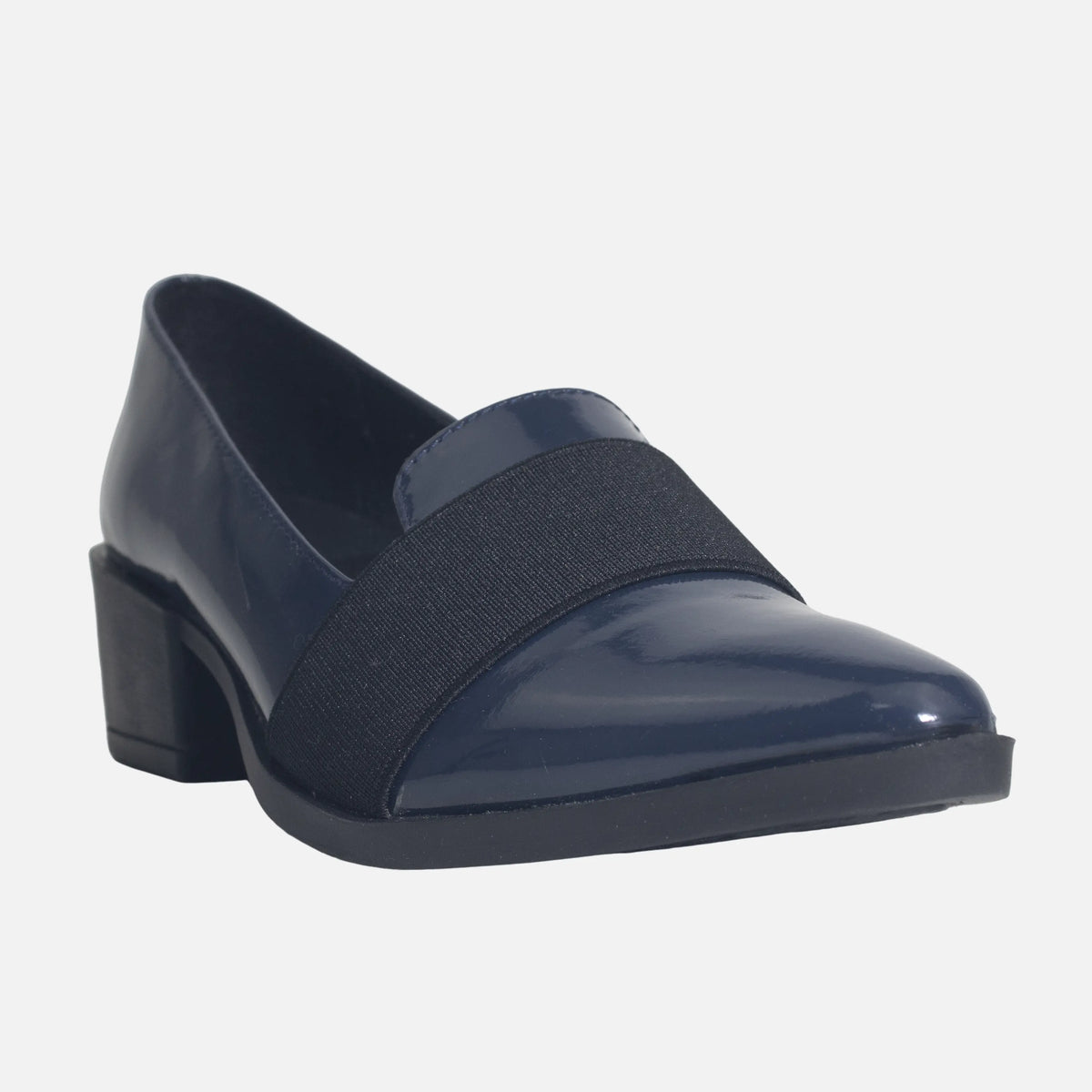 Mocasin tacon myra de sintético para mujer - Azul