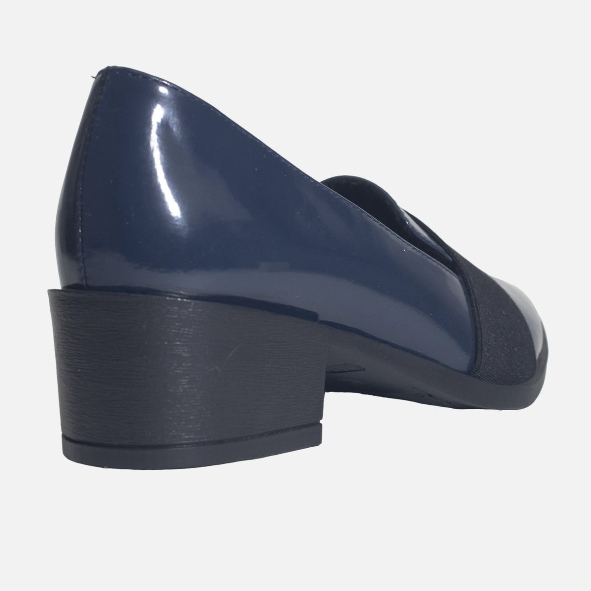 Mocasin tacon myra de sintético para mujer - Azul