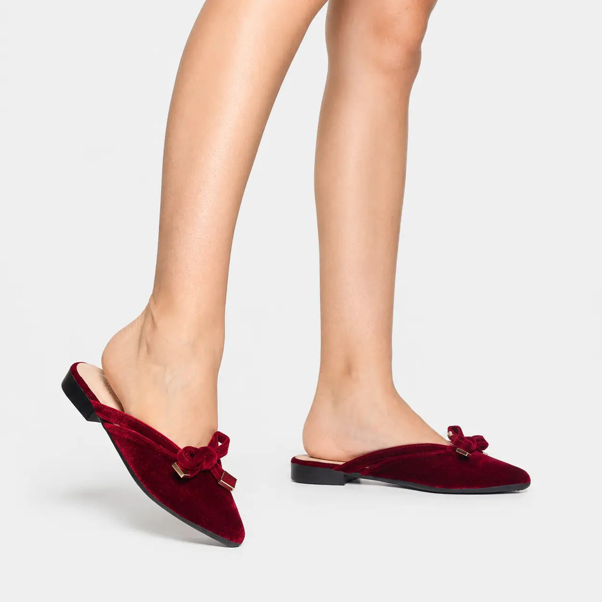 Baleta destalonada oceania de textil para mujer - Negro