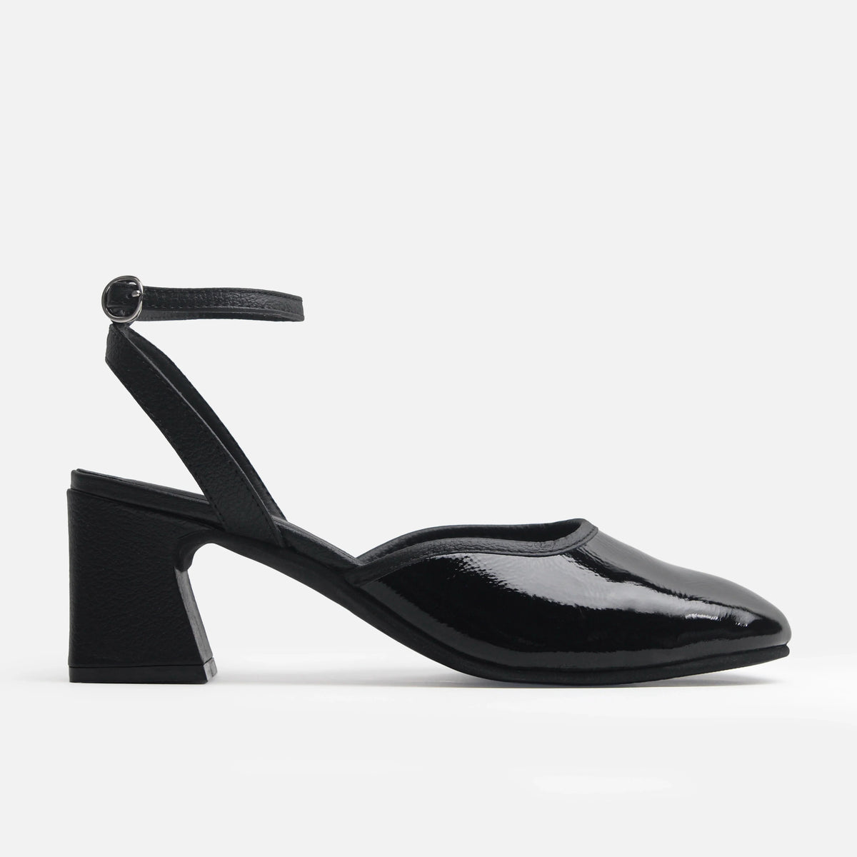 Tacones magnolia de cuero para mujer - Negro