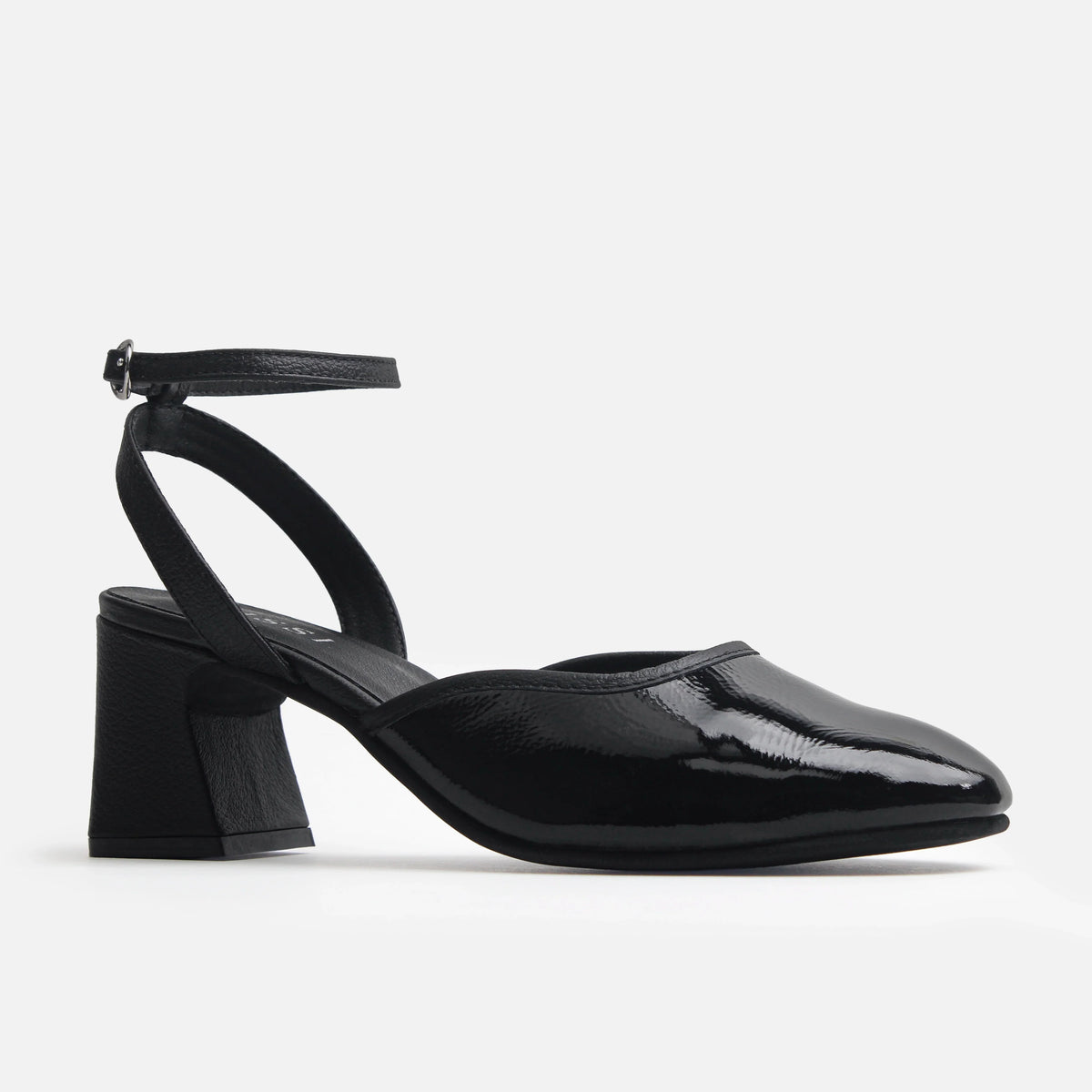 Tacones magnolia de cuero para mujer - Negro
